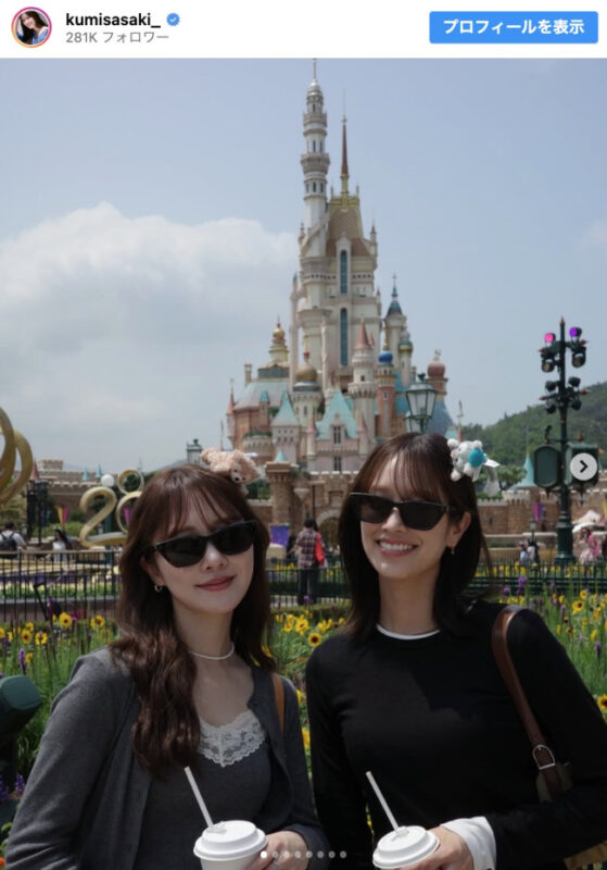 元日向坂46・加藤史帆＆佐々木久美、香港ディズニー満喫 「きくとし尊い」とファン歓喜のサムネイル
